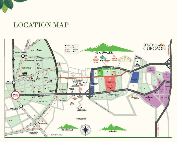 Golden Park Location Map