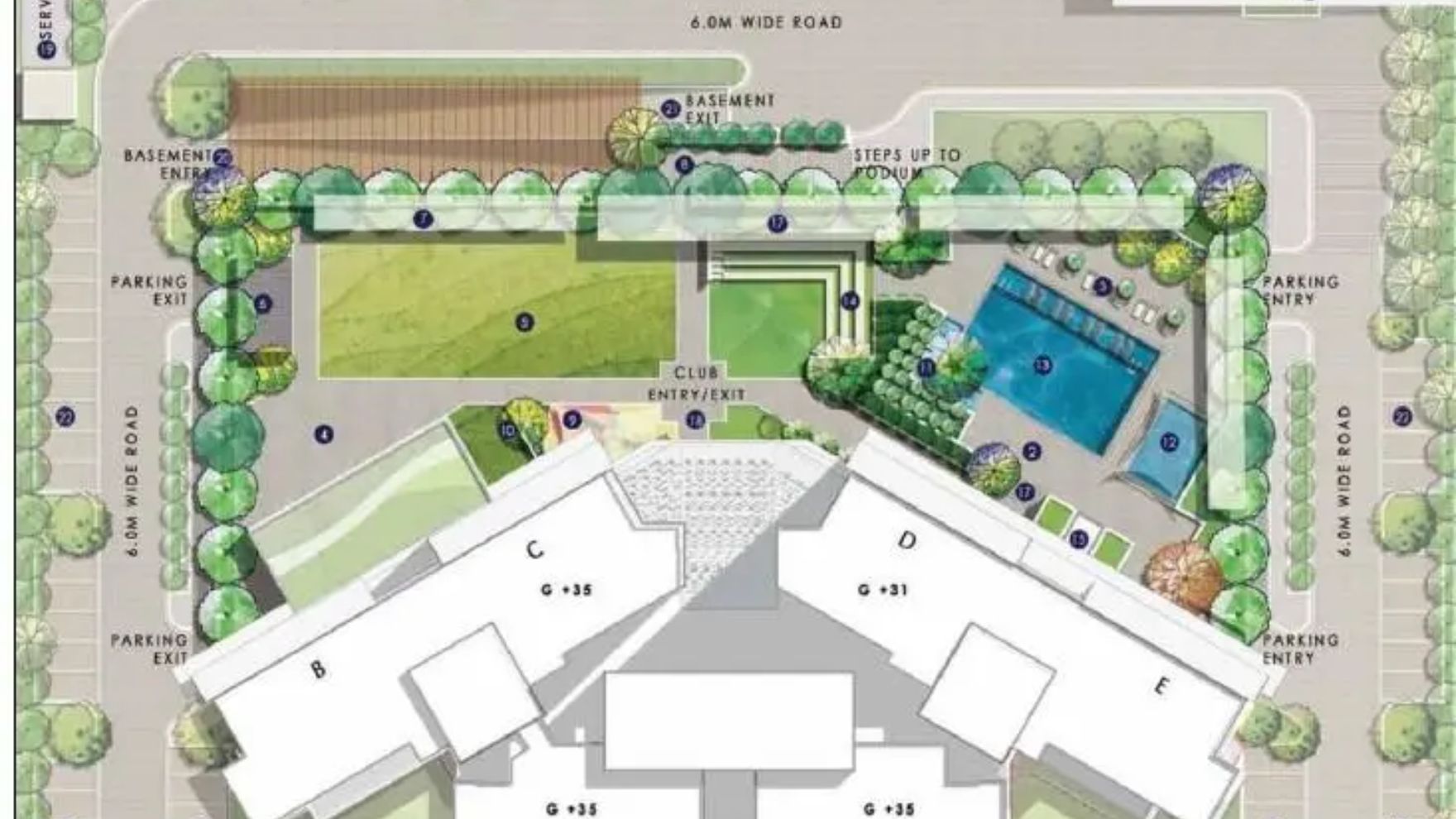 Emaar Elite Oasis Gomti Nagar Extension Lucknow Master Plan