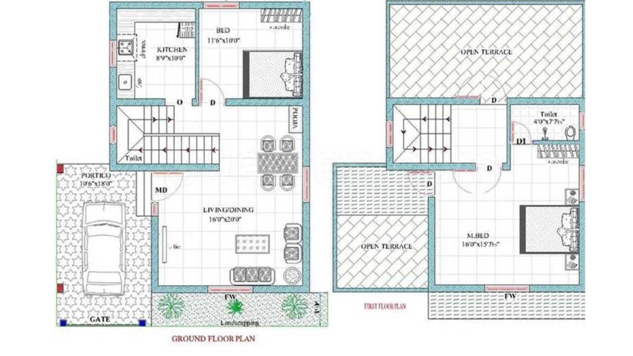 Eldeco Imperia Sarojini Nagar Lucknow Floor Plan 2 BHK