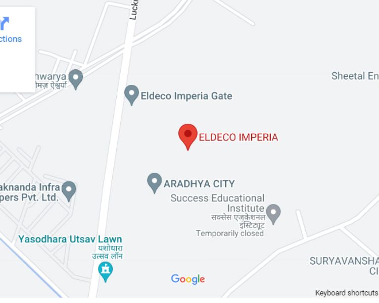 Eldeco Imperia Sarojini Nagar Lucknow Location Map 