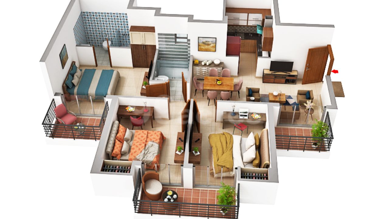 Nirala Trio Sector 2 Greater Noida Floor Plan 3 BHK 