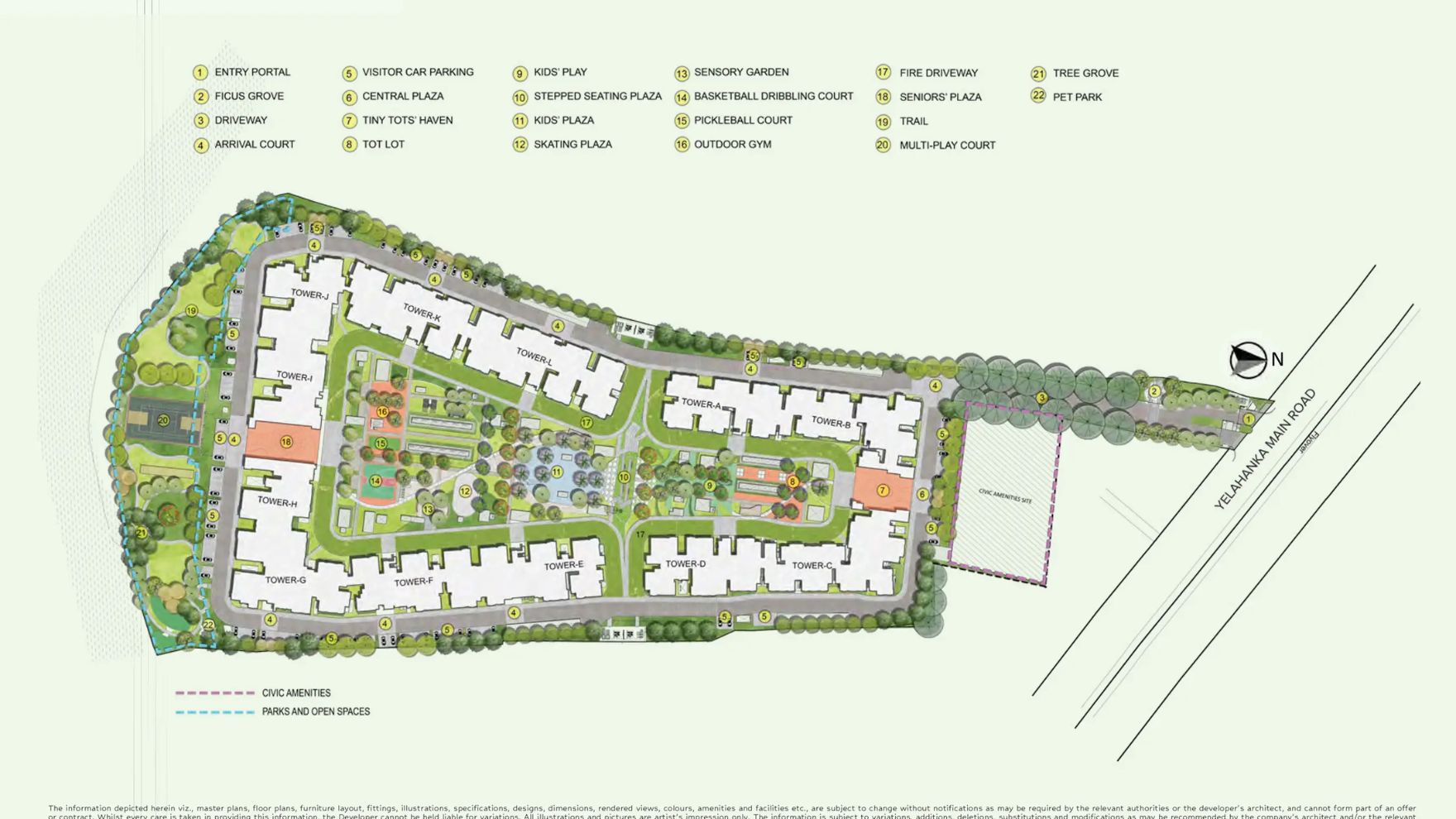 Brigade Eternia Yelahanka Bangalore Master Plan 