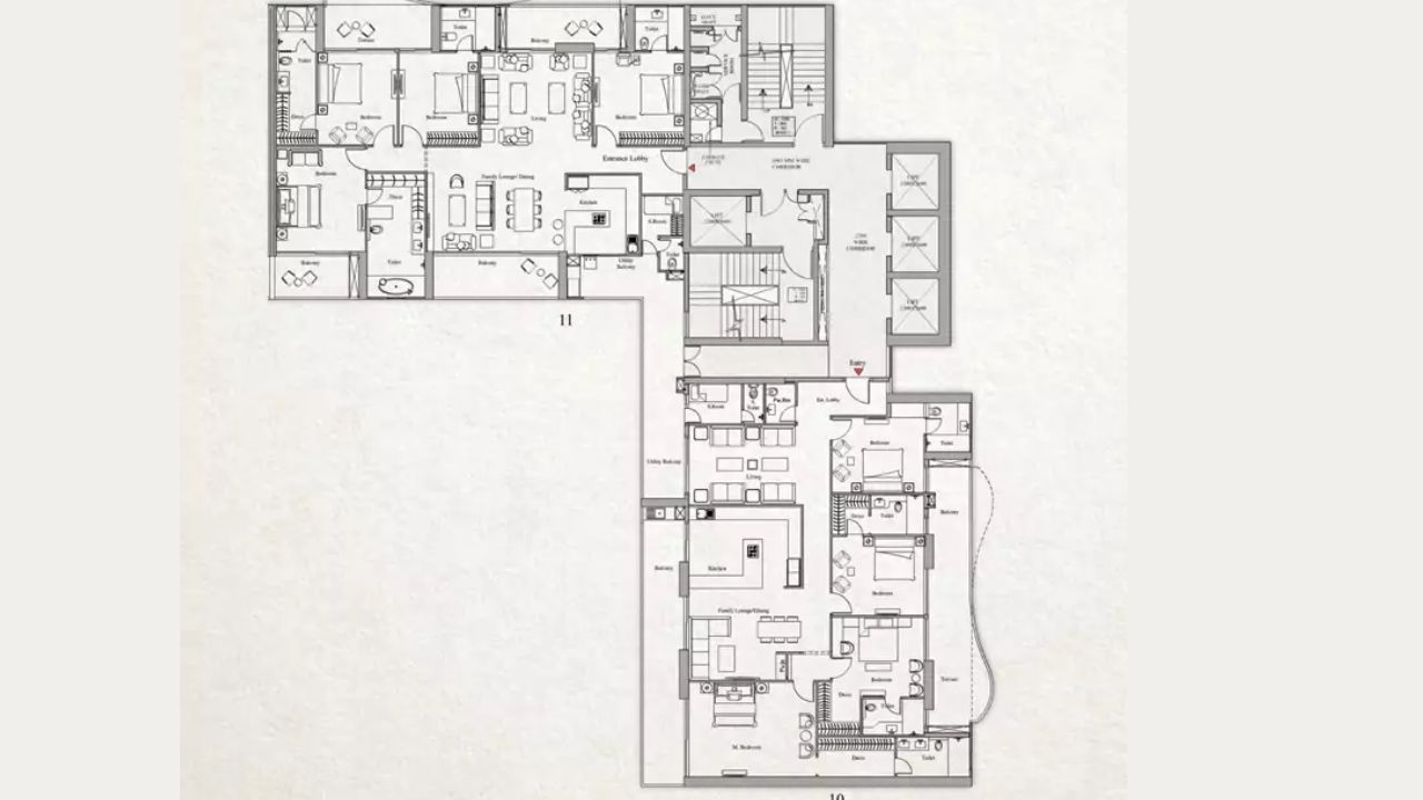 Unity Group The Amaryllis Floor Plan 7BHK