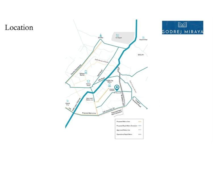 Godrej Miraya Location Map