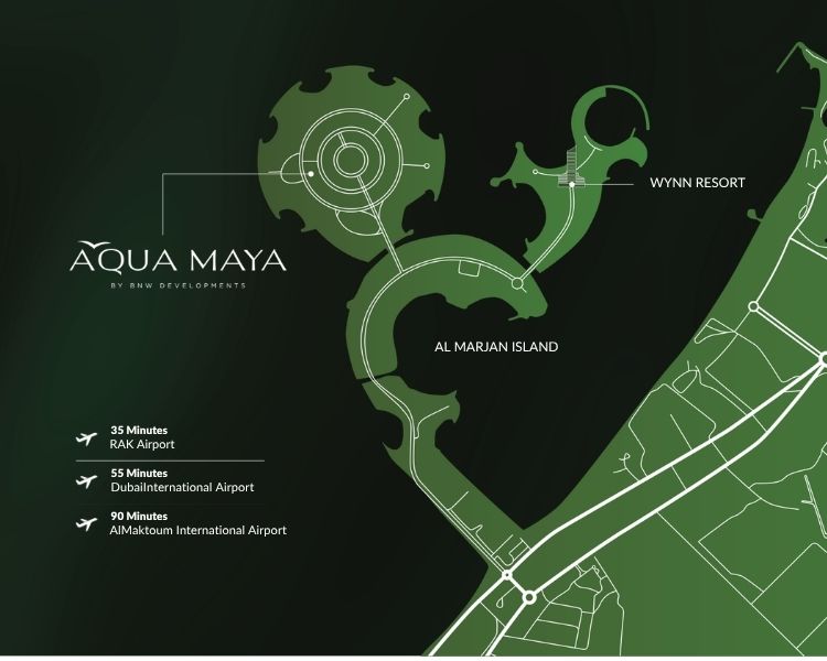 BNW Aqua Maya location Map