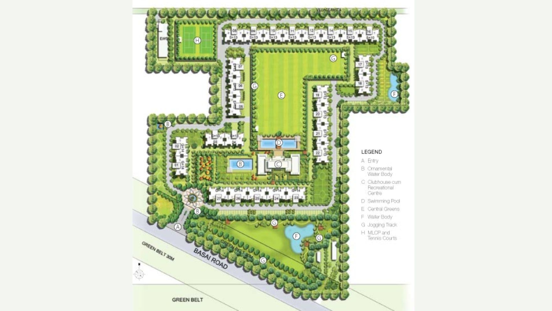 Emaar Gurgaon Greens Sector 102 Gurgaon Master Plan