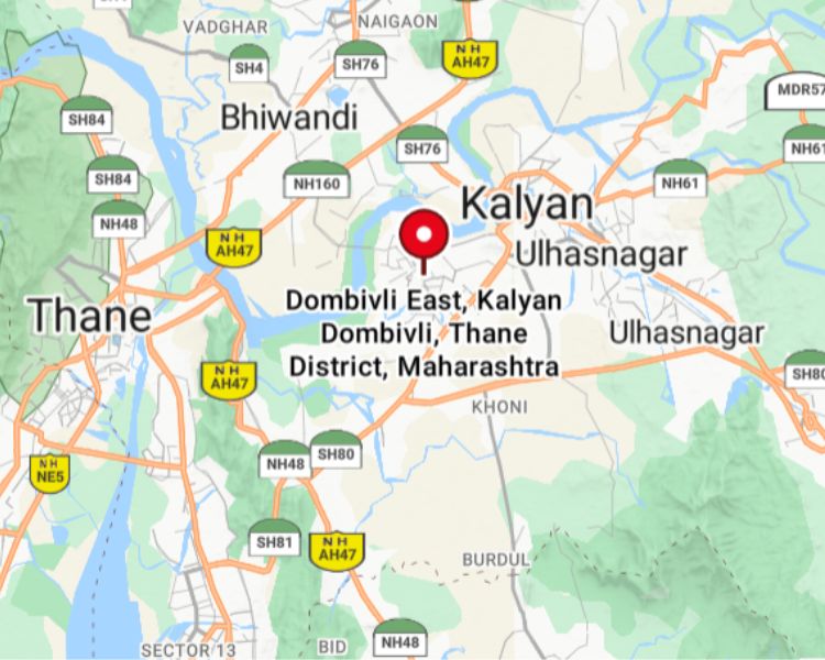 Runwal Gardens Dombivli East Thane Location Map
