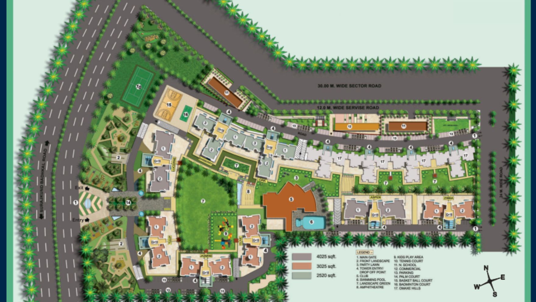 Omaxe The Forest Spa Master Plan