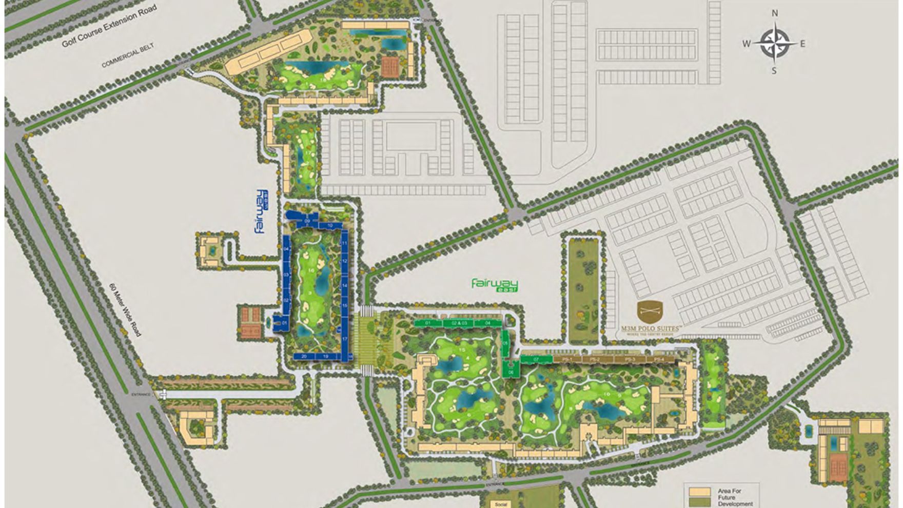 M3M Polo Suites Master Plan