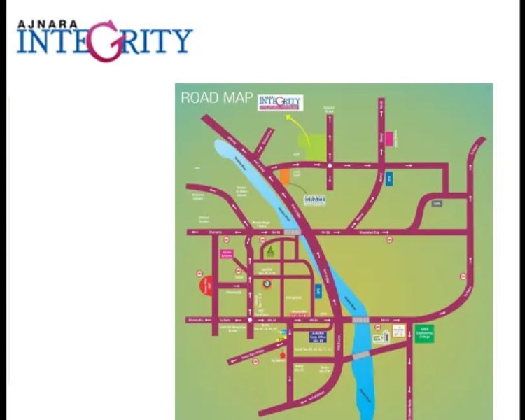 Ajnara Integrity Raj Nagar Extension Location Map