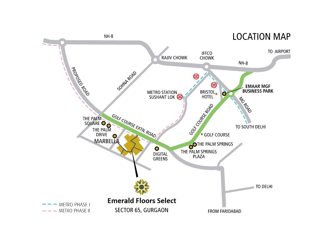 Gurgaon Location Advantages