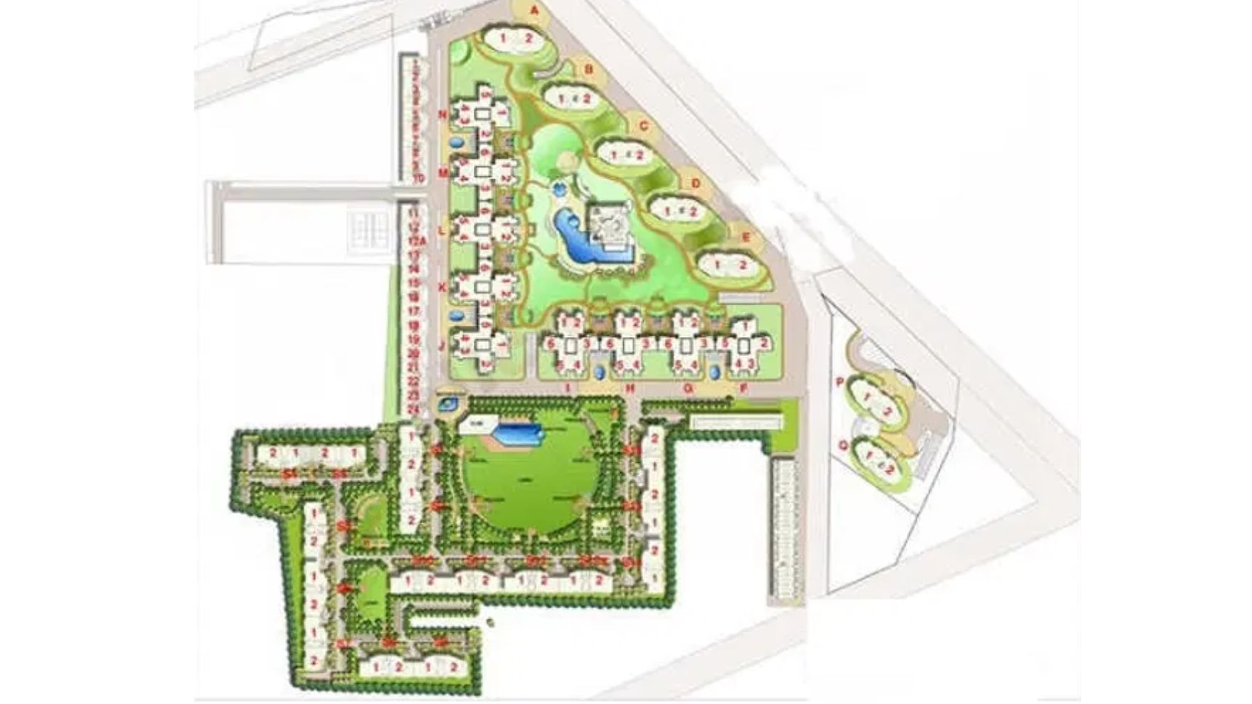 Emaar MGF Garden Terraces Master Plan