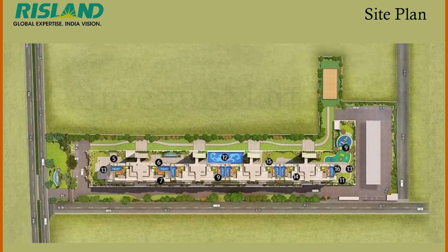 Risland Sky Mansion Chattarpur Delhi Master Plan