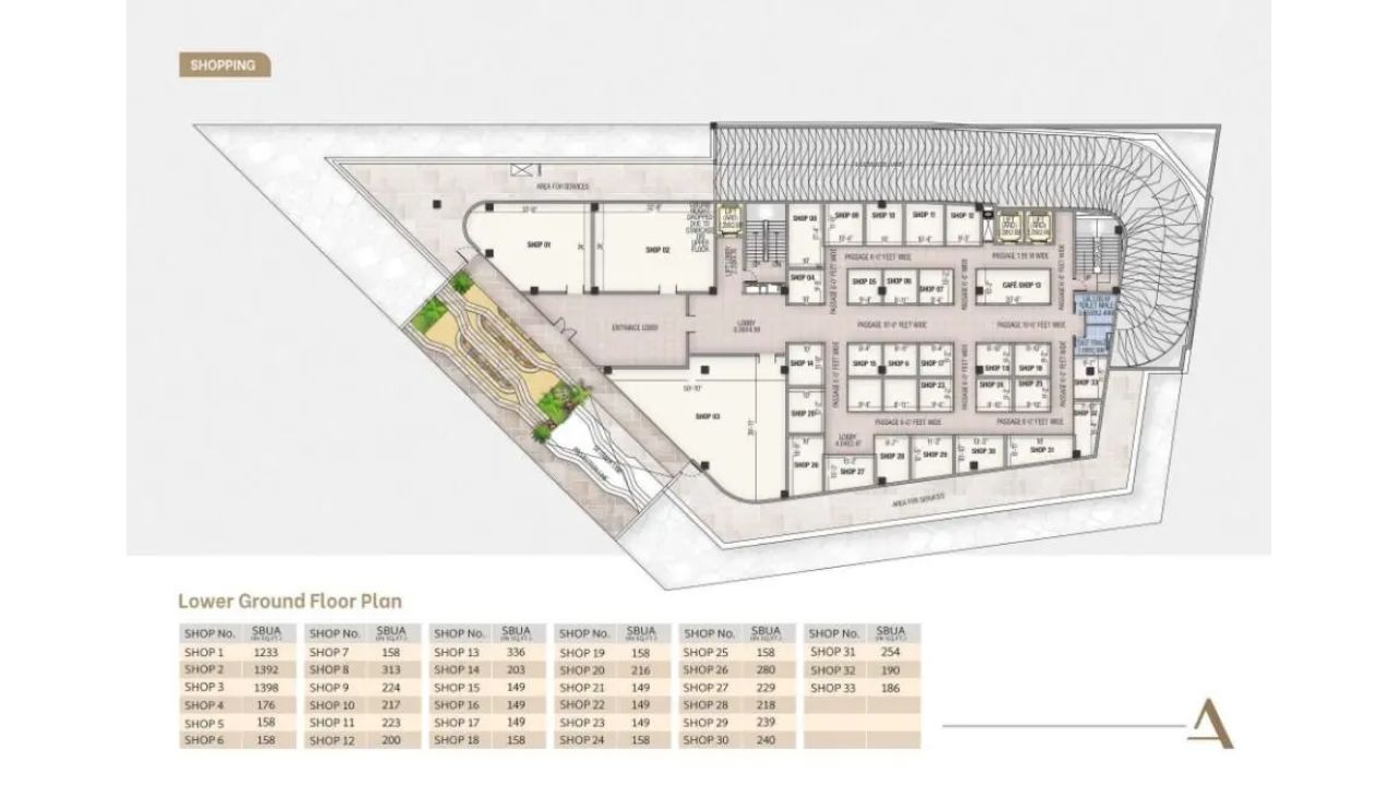 Samanvay Aurantis Floor Plan Lower Ground Floor