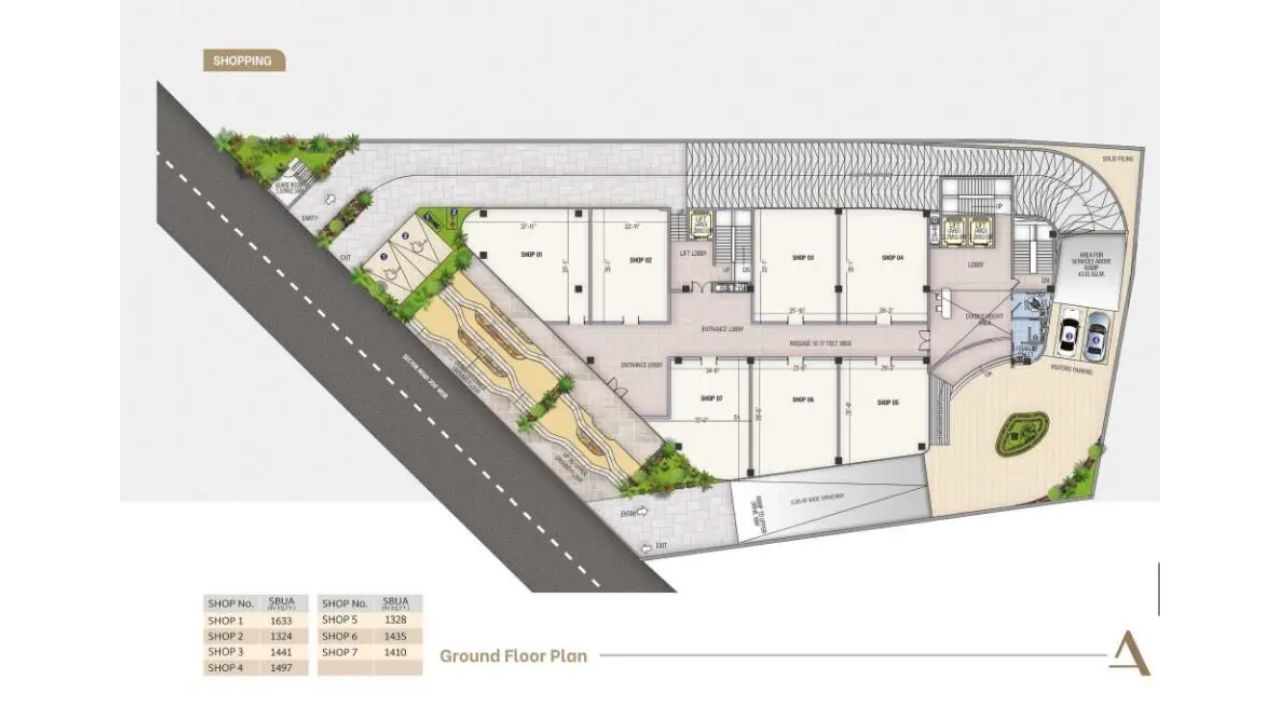 Samanvay Aurantis Floor Plan Ground Floor