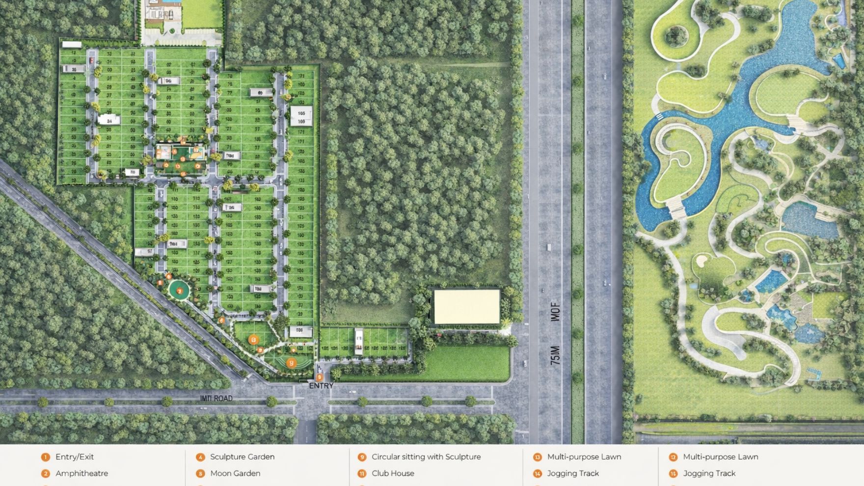 Roots Courtyard 2 masterplan