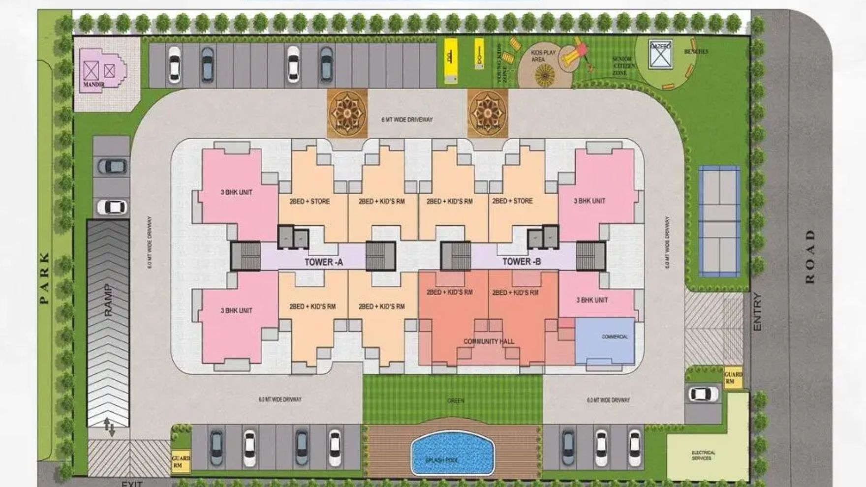 PS Apartment Vrindavan Yojna Lucknow Master Plan 