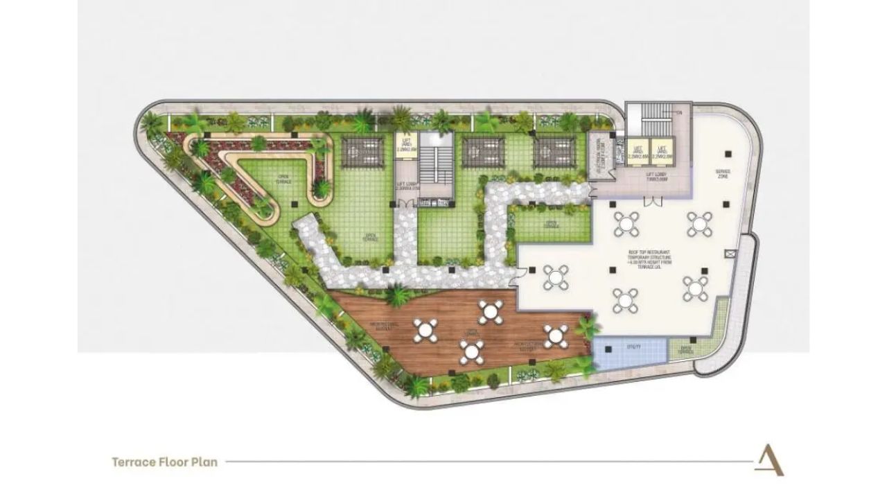 Samanvay Aurantis Floor Plan Terrace Floor