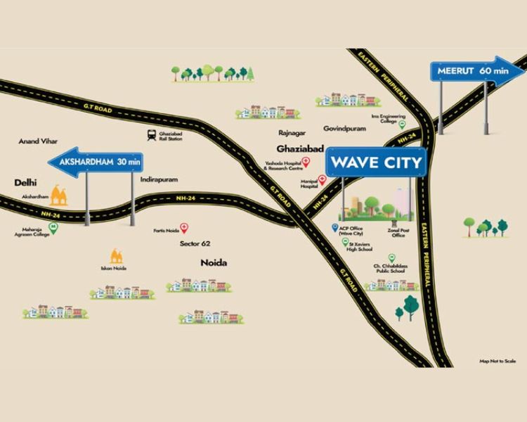 Wave Dream Homes Location Map