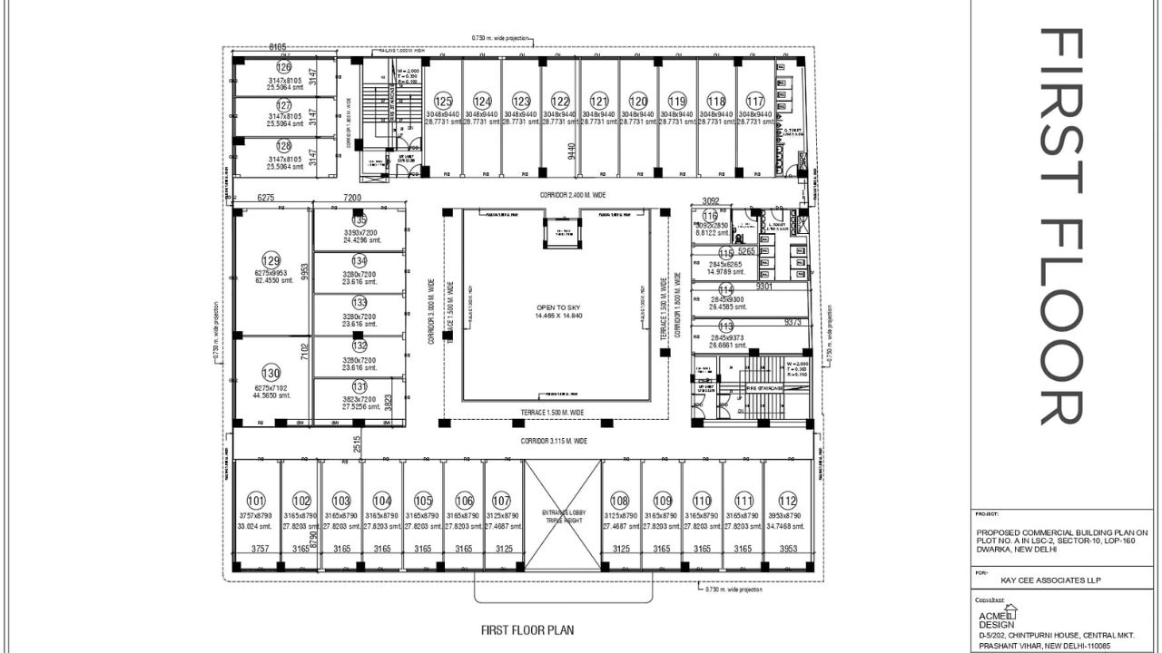 Maxvel Pavilion Dwarka Floor Plan 1st Floor