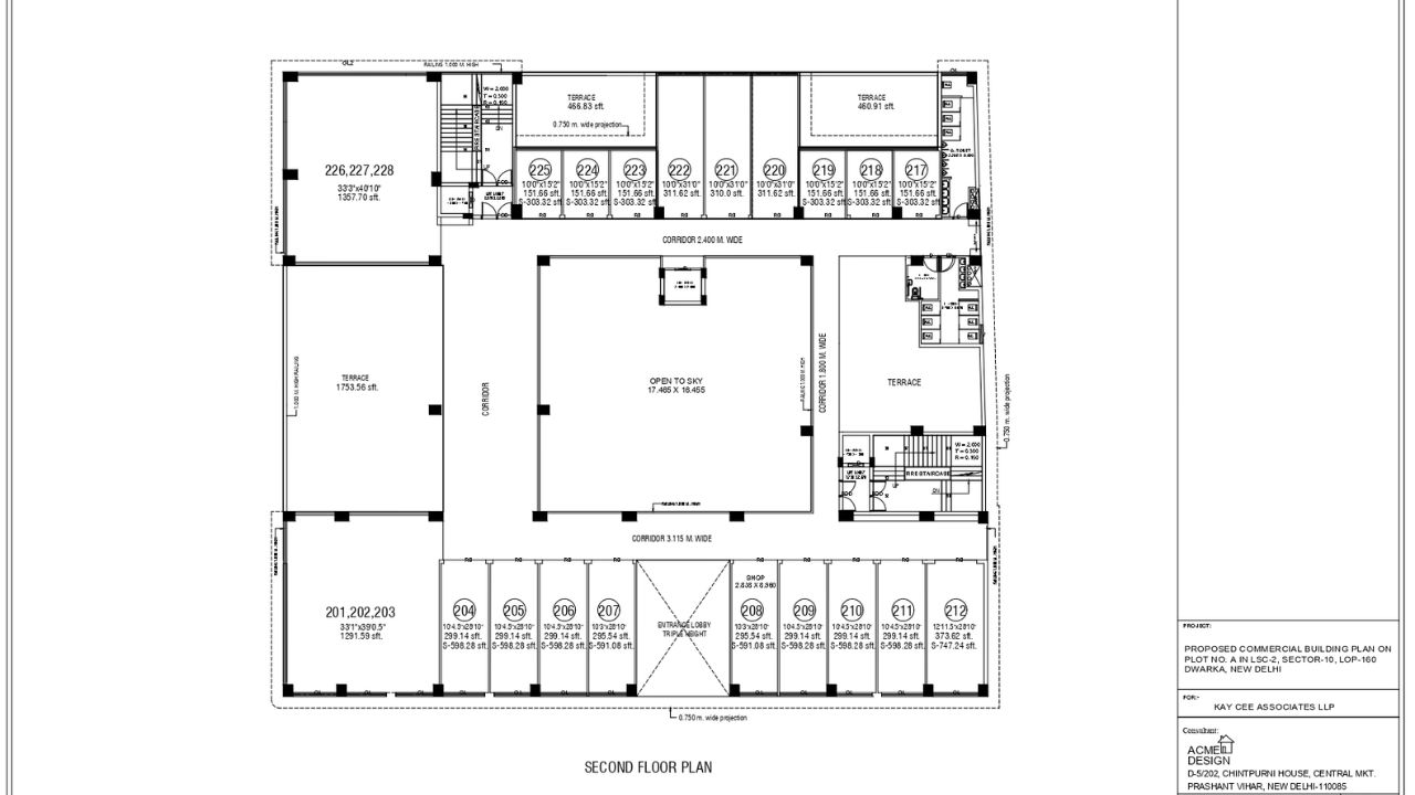 Maxvel Pavilion Dwarka Floor Plan 2nd Floor