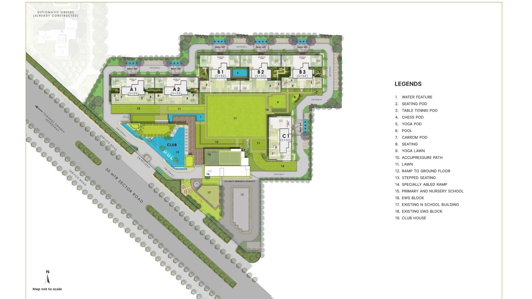Puri Diplomatic Residences Master Plan