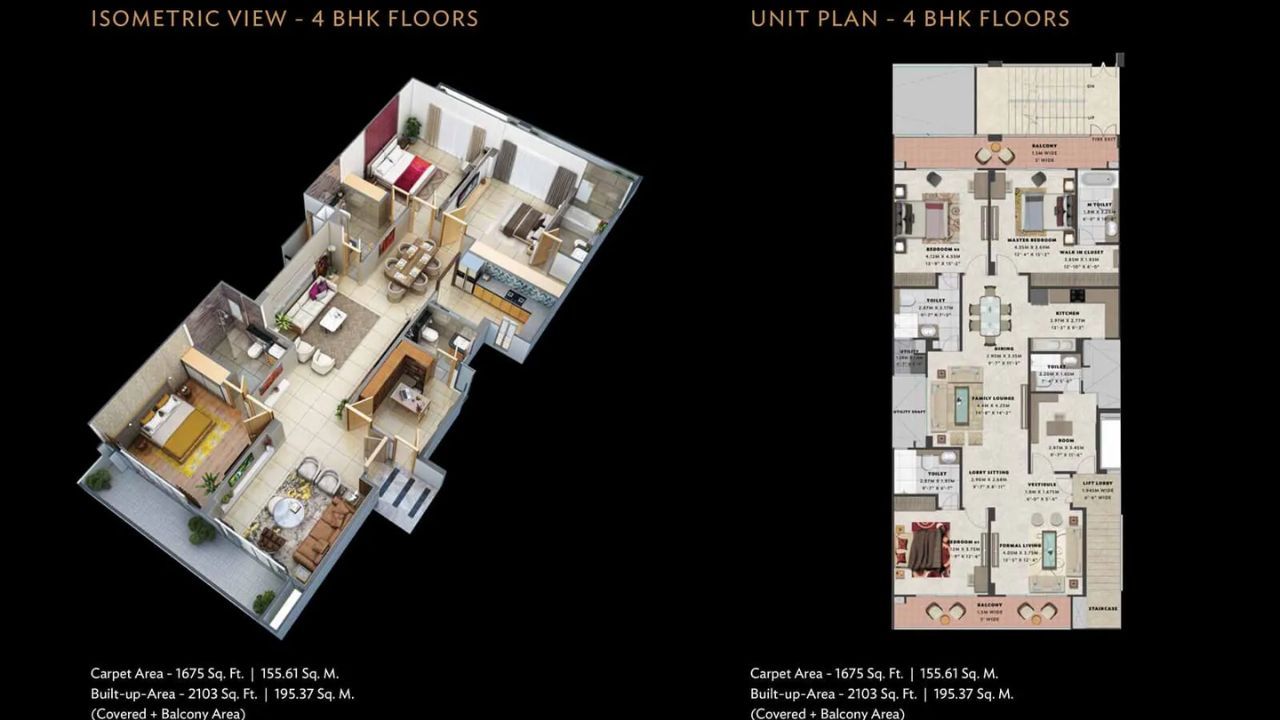 Wave Veridia Oakwood Enclave Floor Plan Type 2