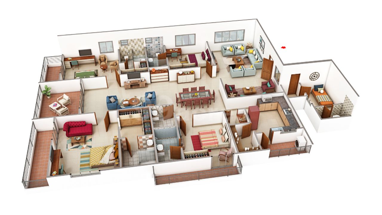 Honer Signatis Kukatpally Hyderabad Floor Plan 4 BHK 