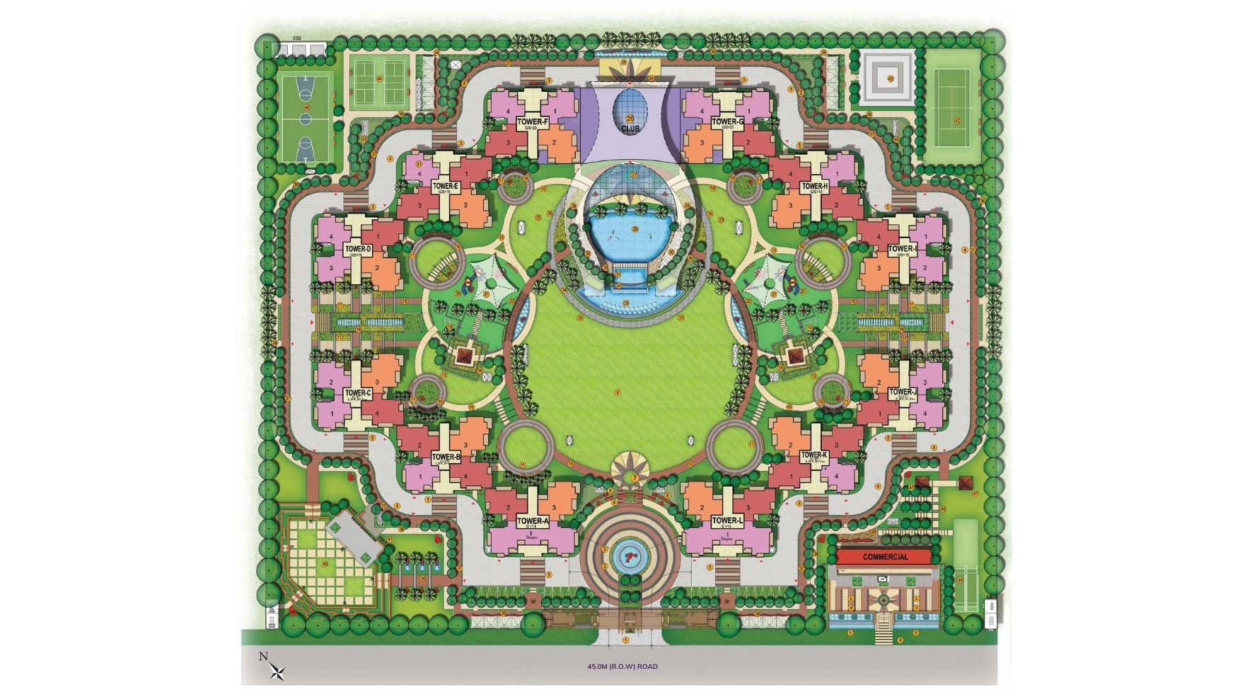 Samridhi Luxuriya Avenue Master Plan