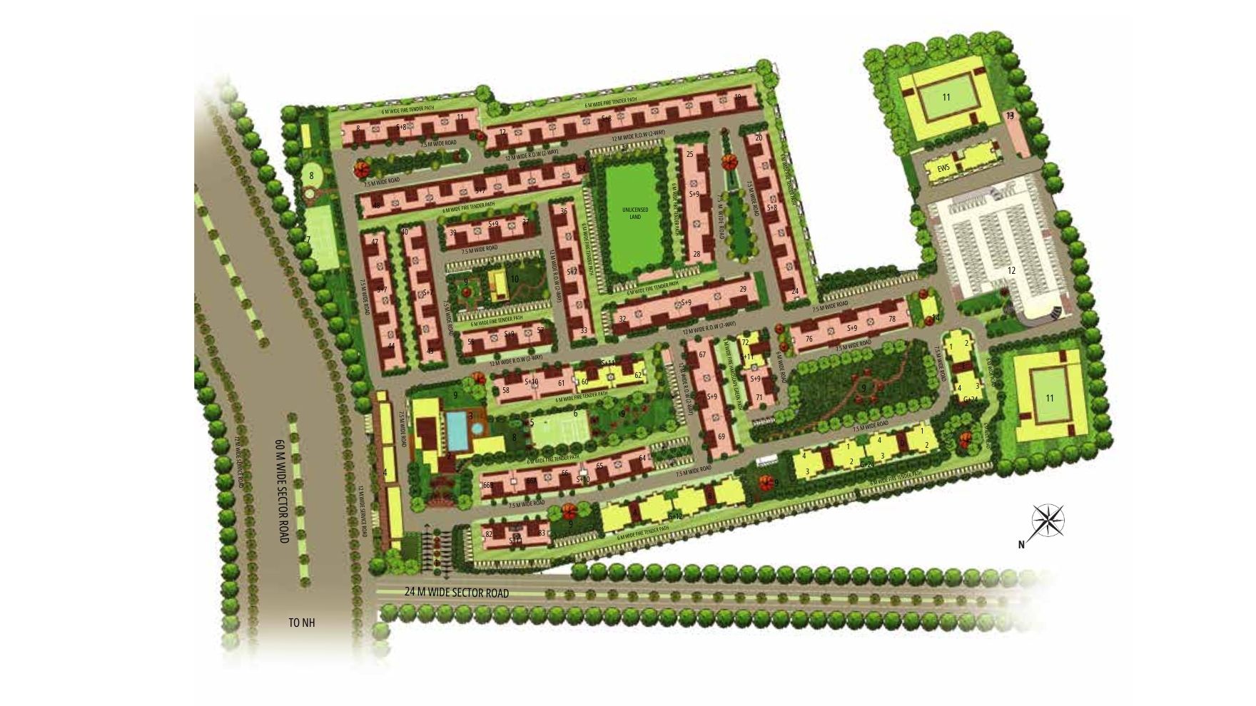Emaar Palm Heights Master Plan