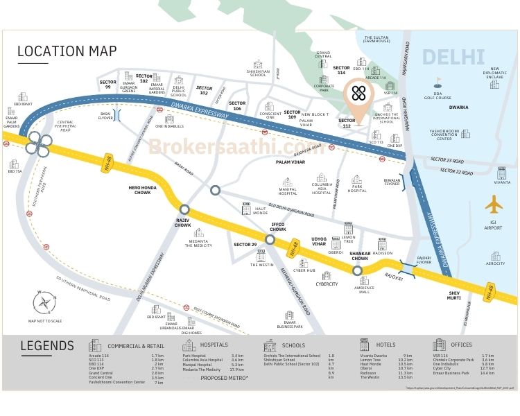 Emaar The 88 Location Map