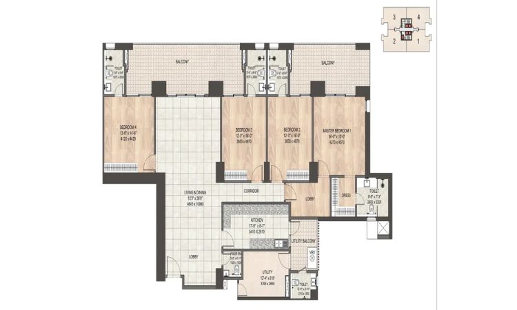 DLF Privana South Floorplans