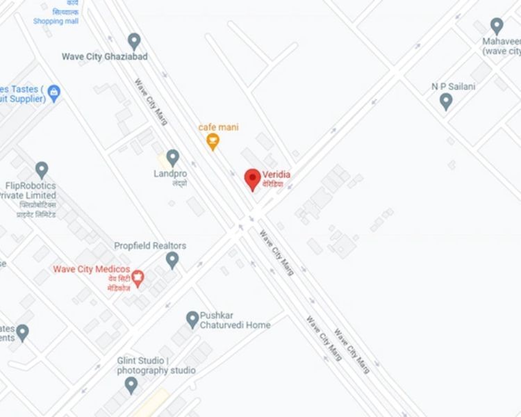 Wave Veridia Oakwood Enclave Ghaziabad NH 24 Highway Location Map 