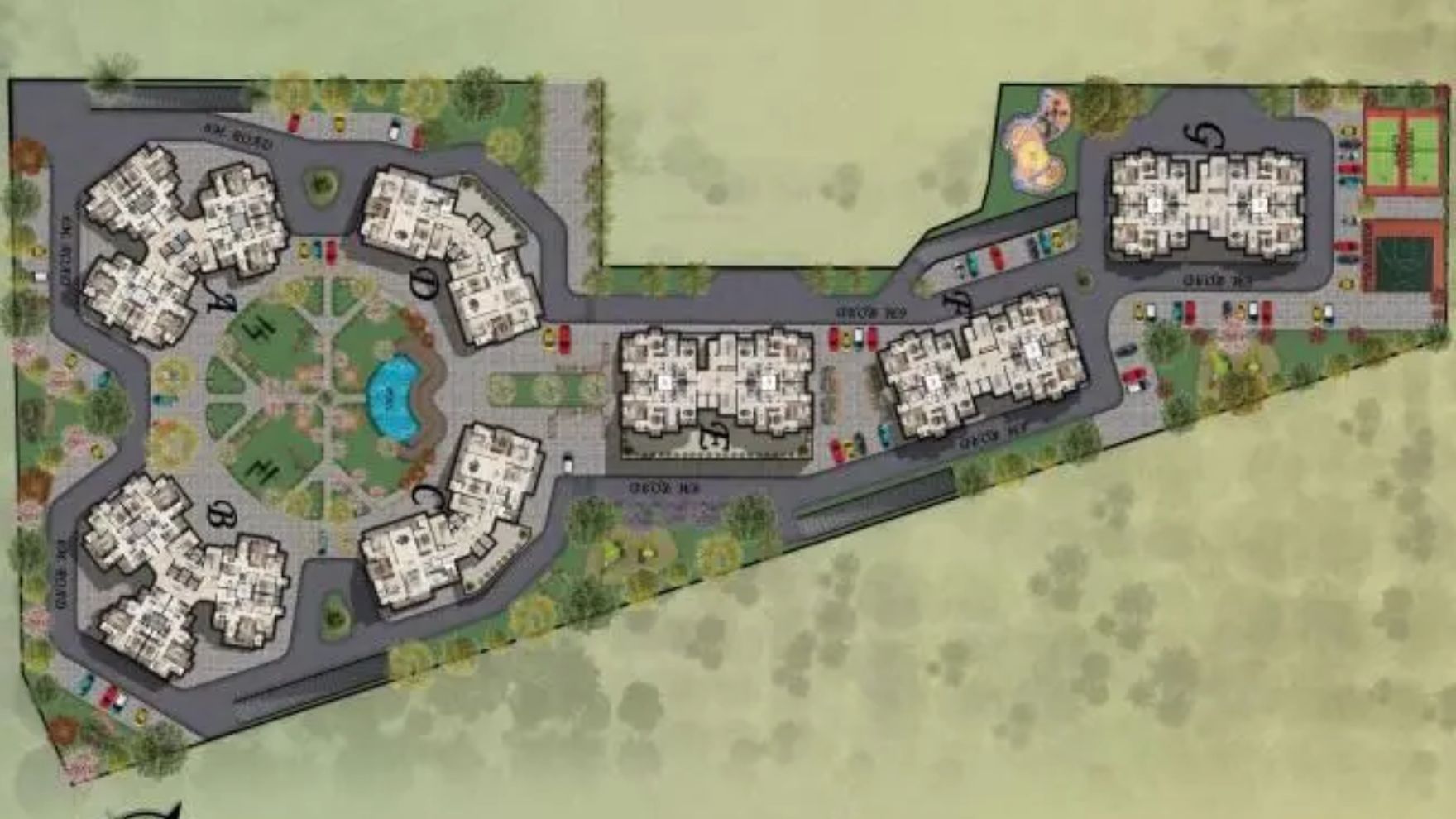 Imperial Estates by Sapphire Sultanpur Road Lucknow Master Plan