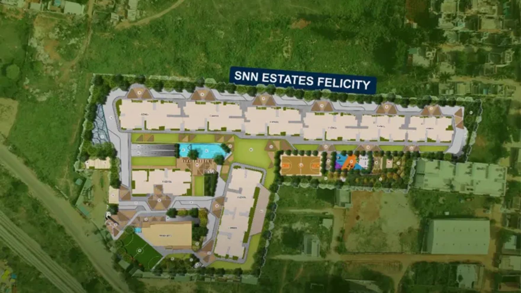 SNN Estates Felicity Bangalore Master Plan