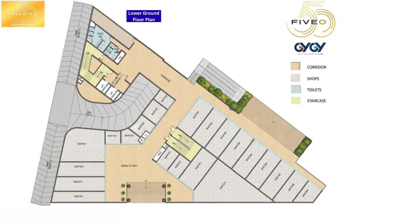 GYGY FIVEO Lower Ground Floor Plan