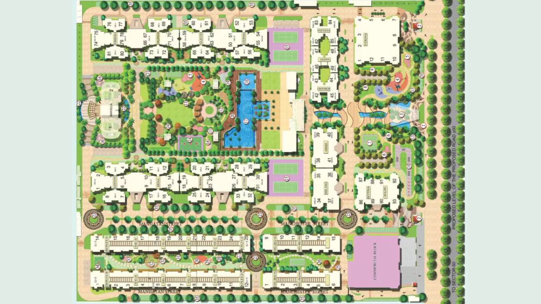 Mahagun Moderne Master Plan