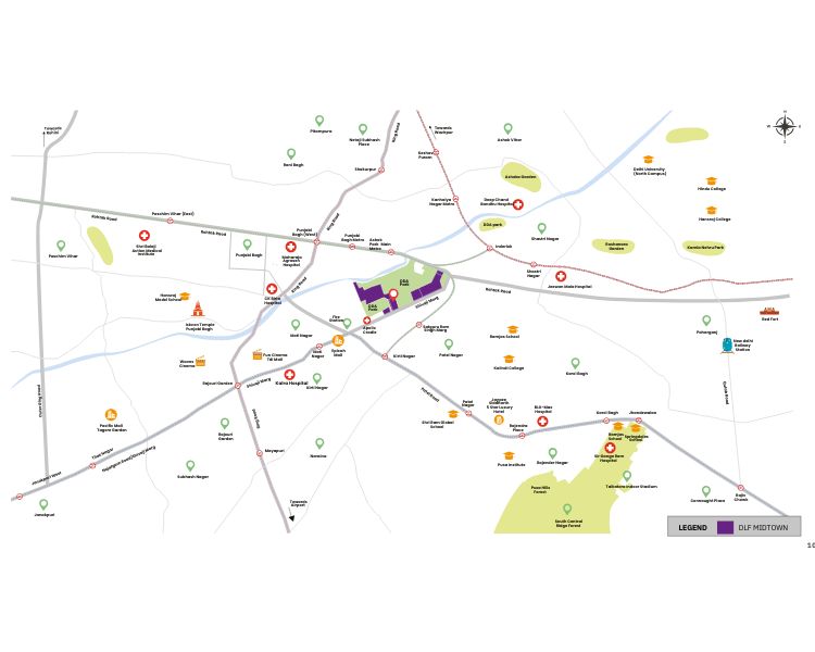 One Midtown Location Map