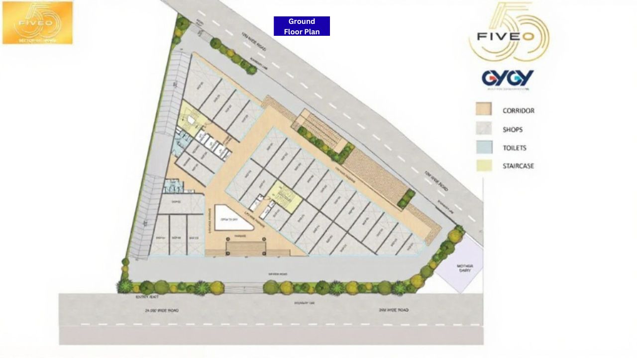 GYGY FIVEO Sector 50 Ground Floor Plan