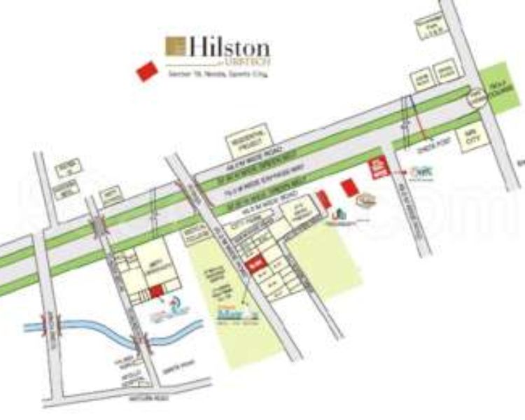 Urbtech Hilston Sector 79 Noida Location Map