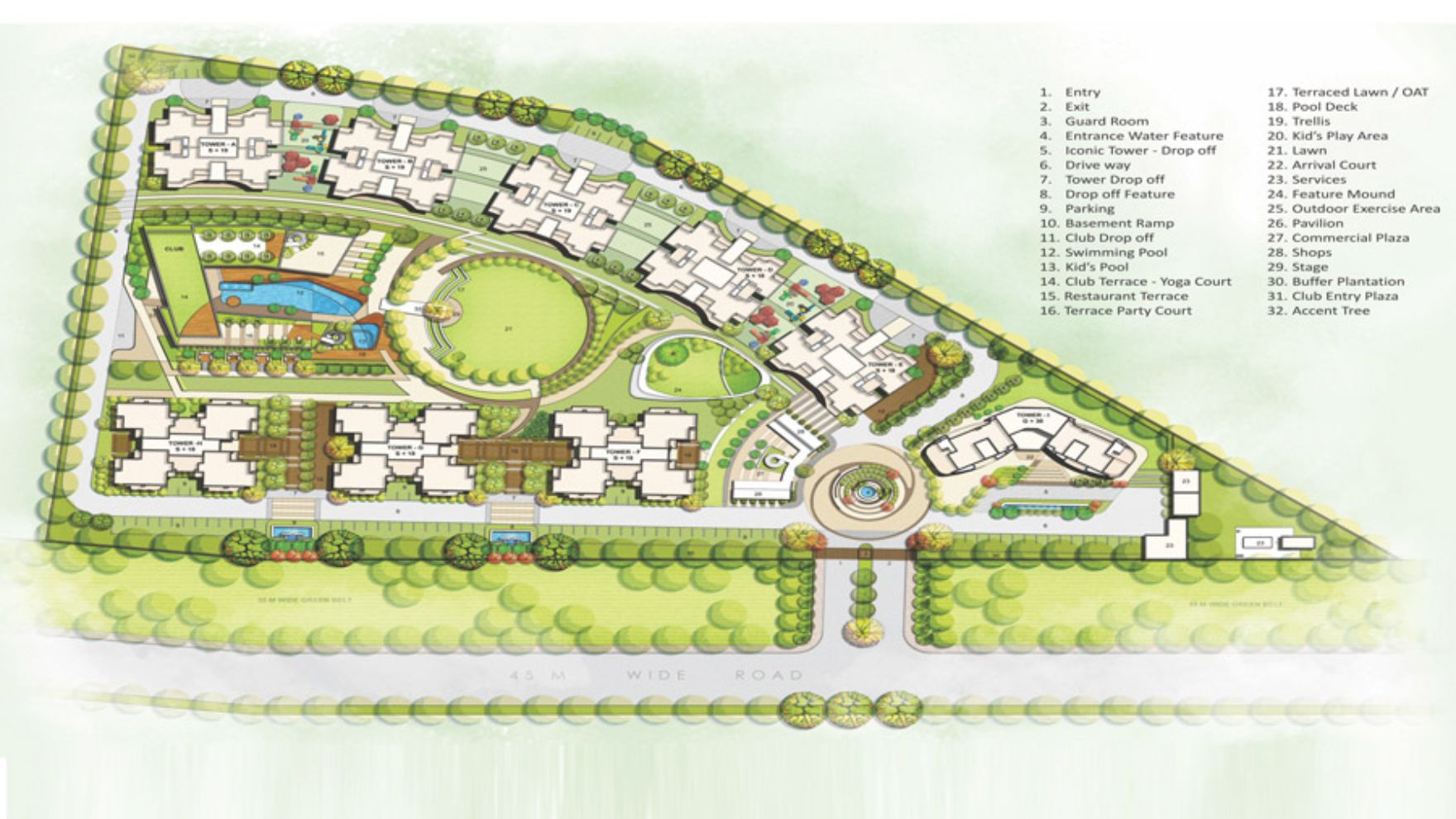 Urbtech Hilston Noida Master Plan