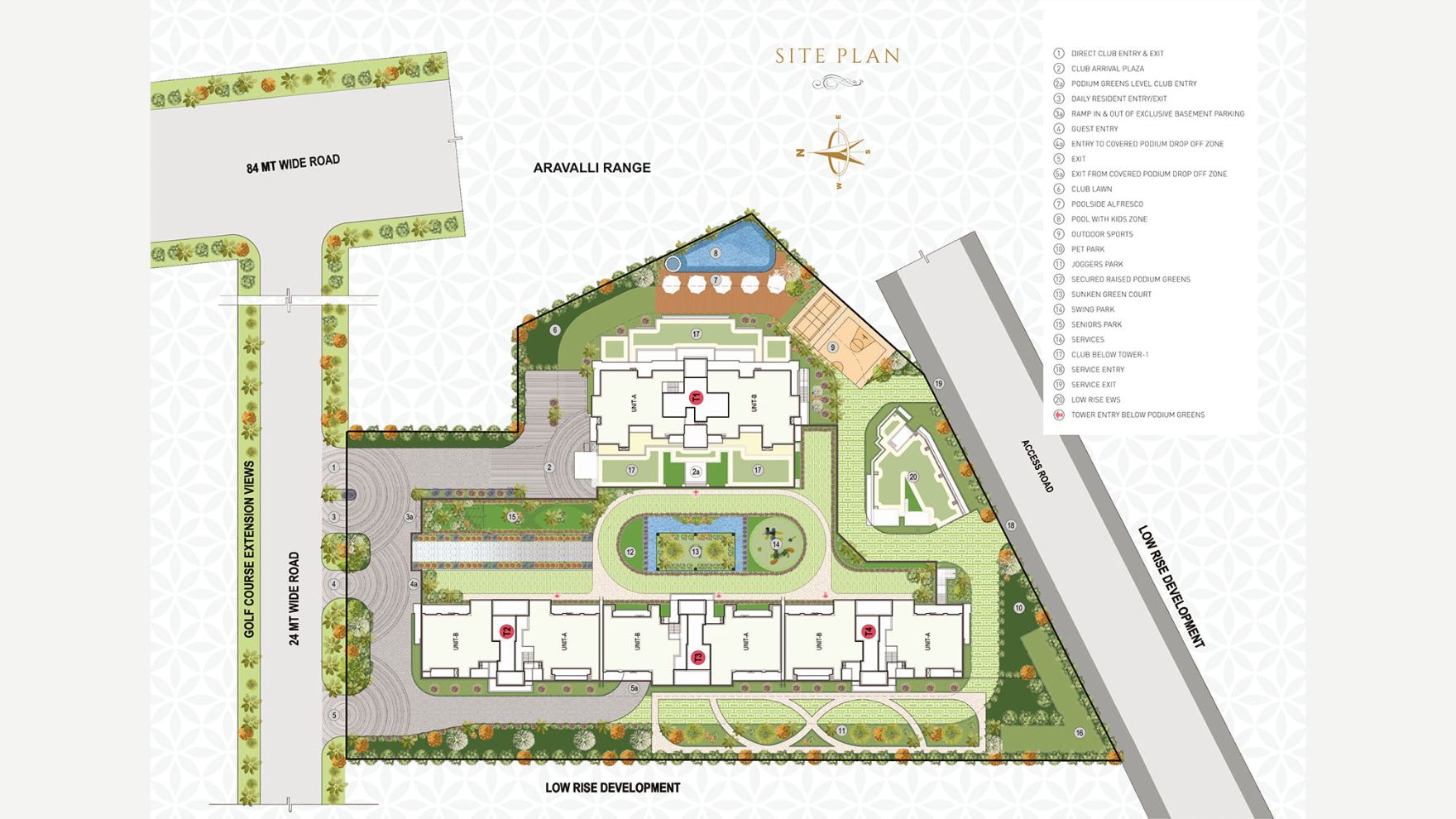 Anant Raj Estate Residences Gurgaon Master Plan