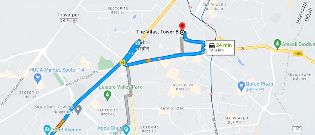 Gurgaon Location Advantages