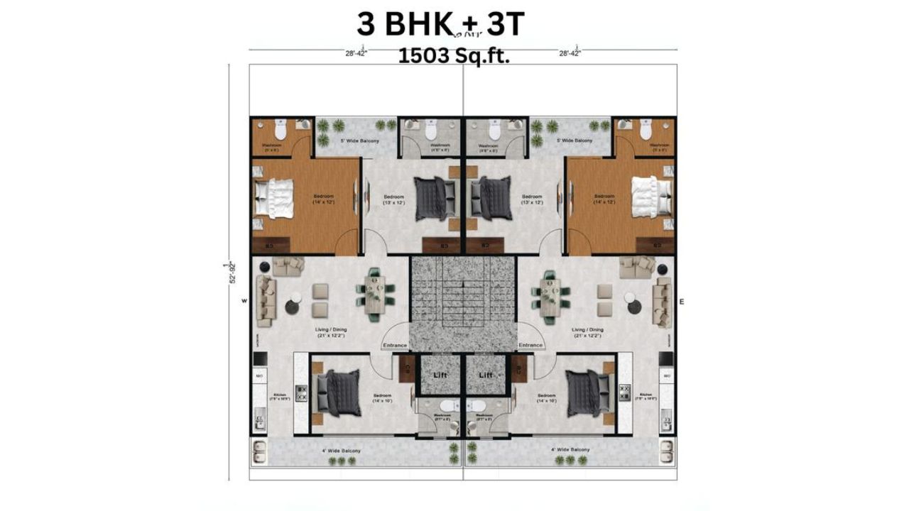 BLF Nature Valley Sector 35 Gurgaon 3 BHK