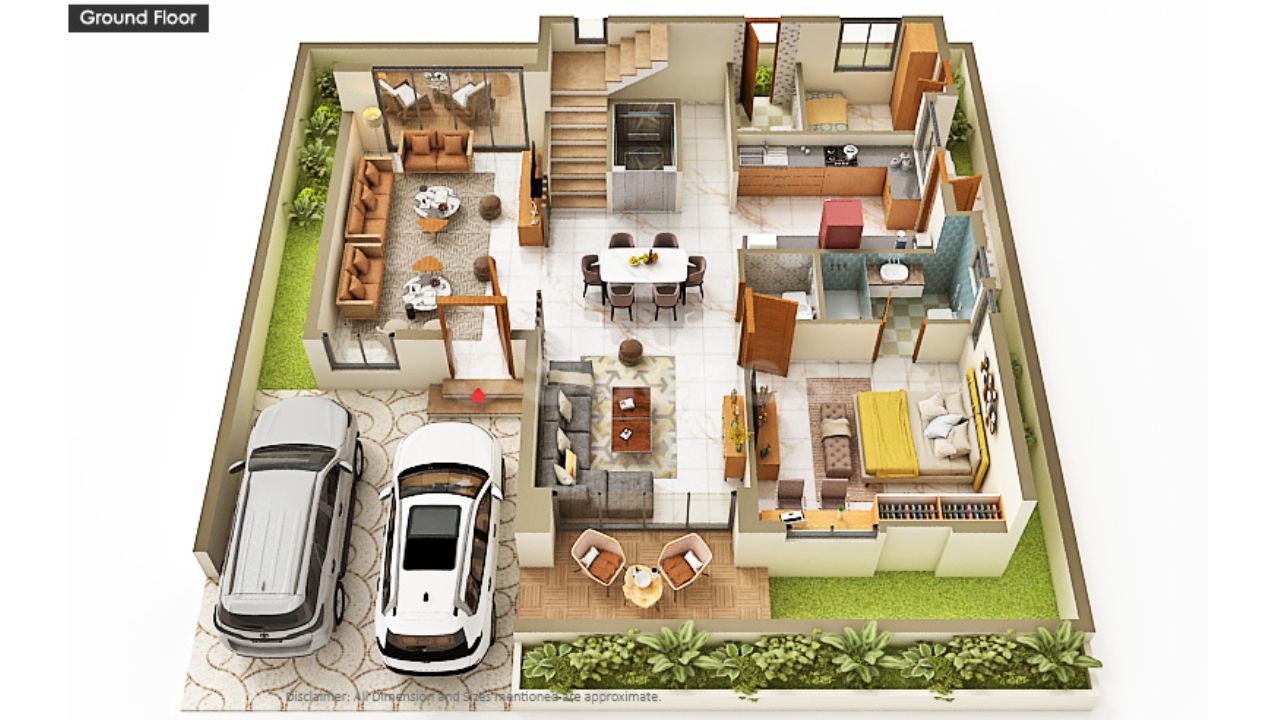 GHR Trivana Tukkuguda Hyderabad Floor Plan 4 BHK