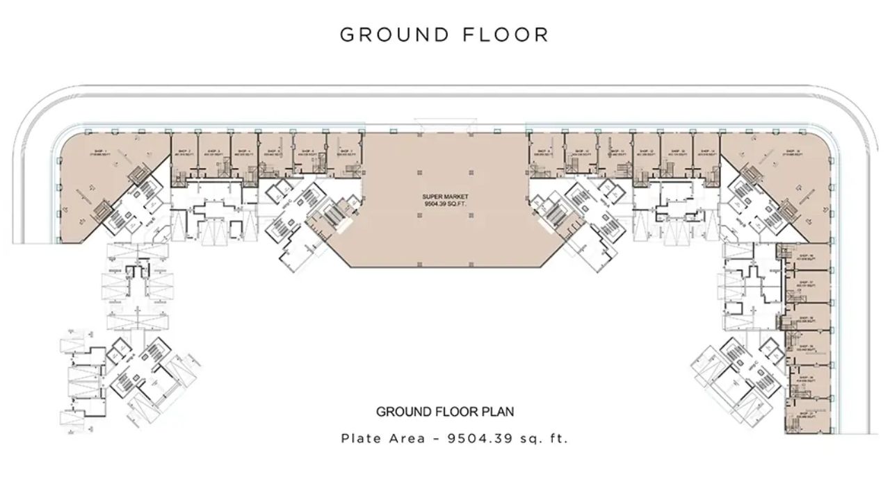 Sunteck Altavia Mumbai Ground Floor Plan