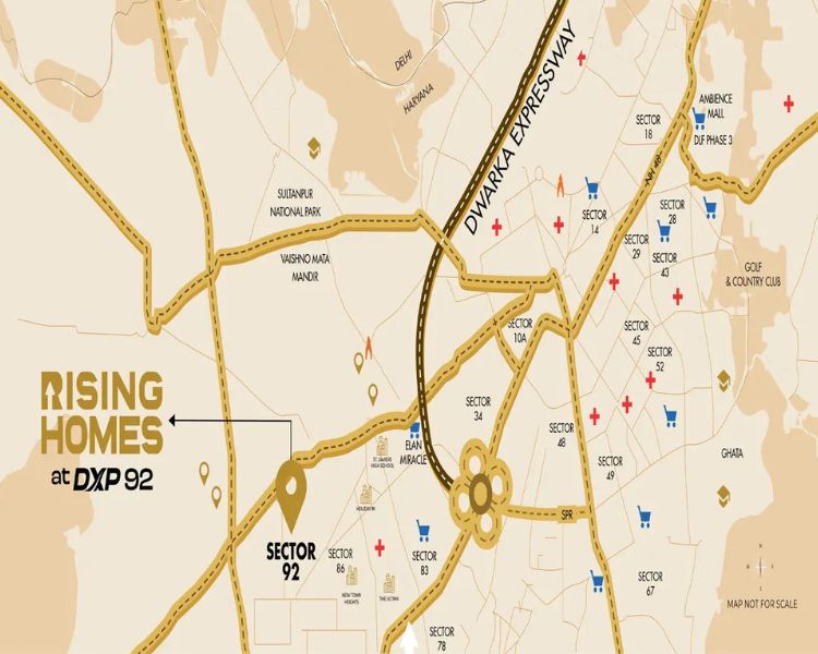 Rising Homes Location Map