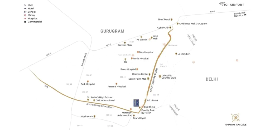 Gurgaon Location Advantages