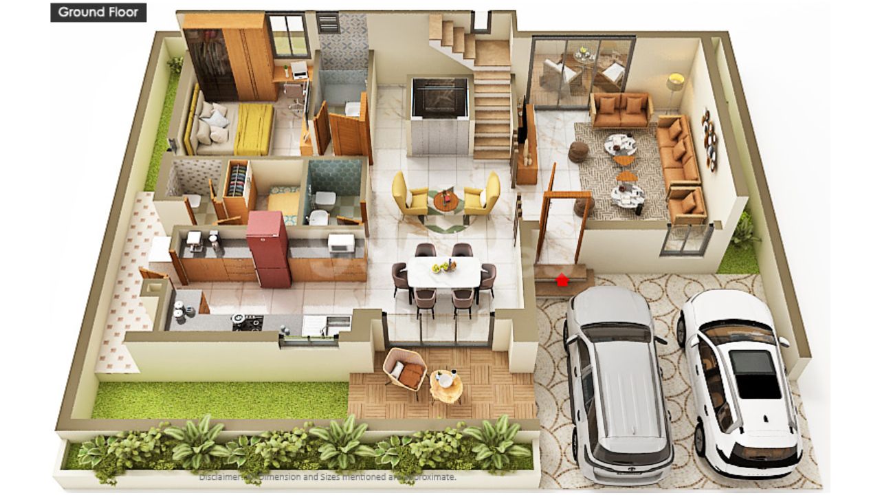 GHR Trivana Tukkuguda Hyderabad Floor Plan 4 BHK 