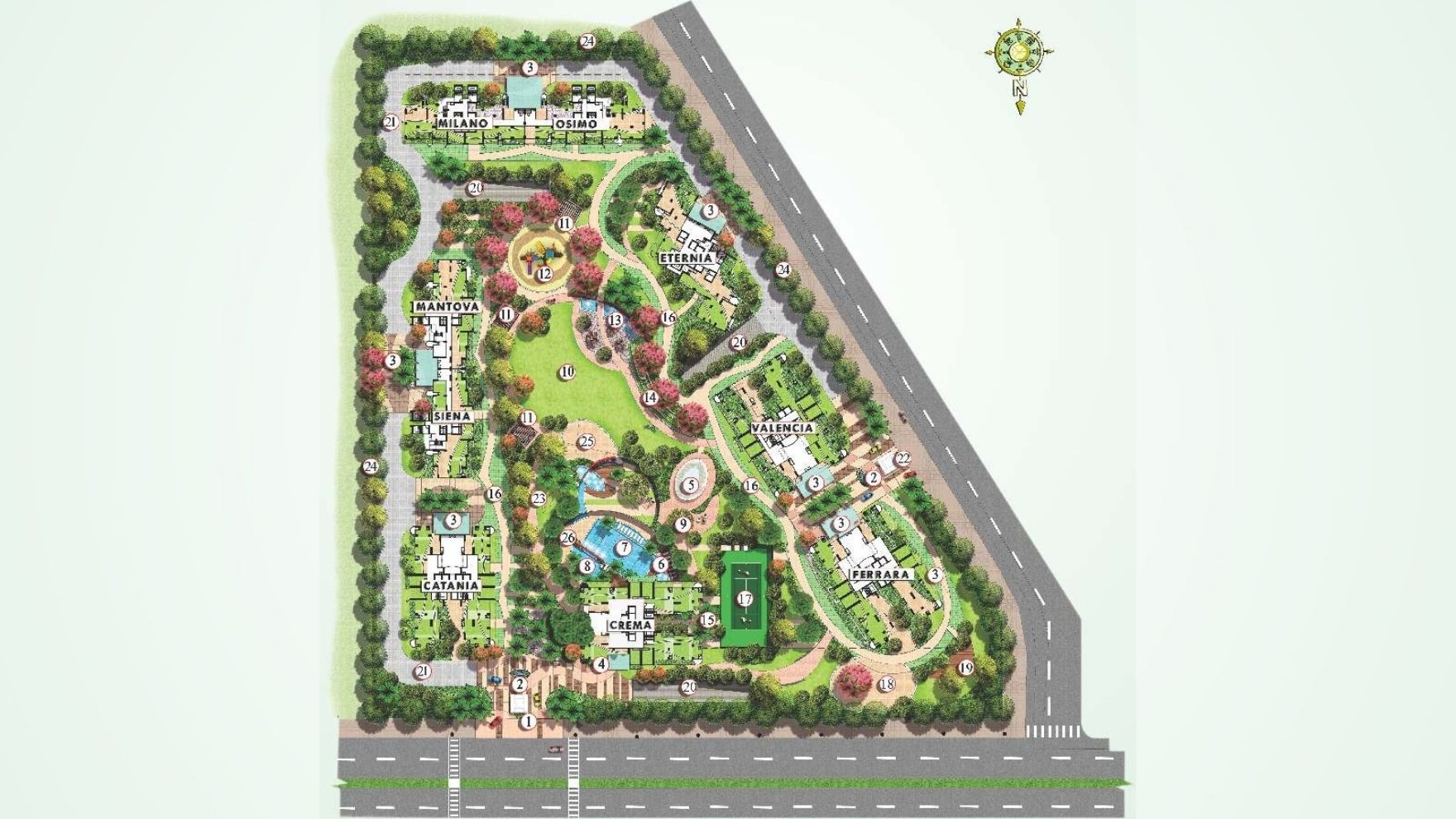 Mahagun Mezzaria Master Plan